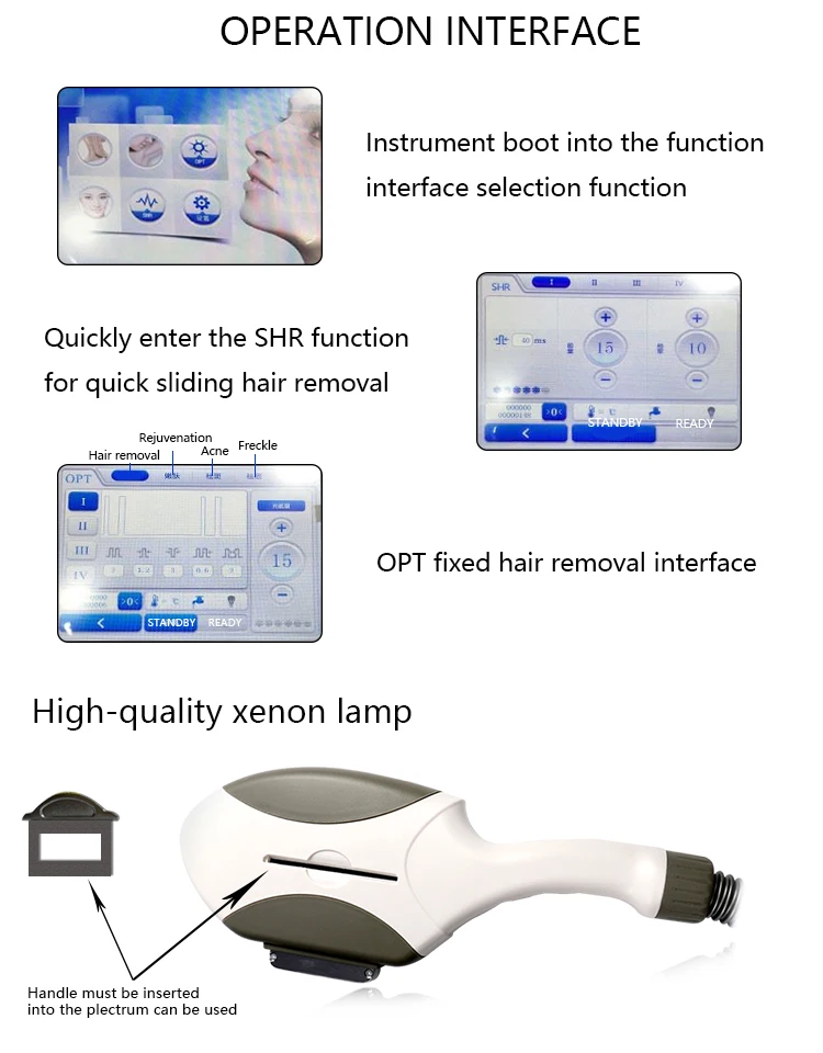 Useful Small Pain Free Effective IPL 360 OPT Hair Removal Machine