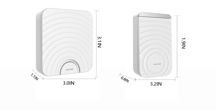 MP3 Wireless Doorbell with DIY Ring Tone