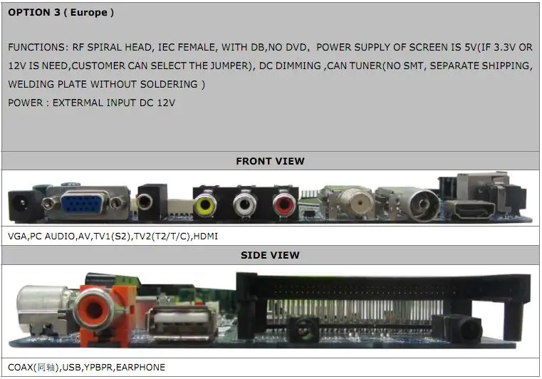 Dvb-s2 Dvb-t2 Dvb-c Dvb-t Scart Ci+authorization Digital Lcd Tv Main 