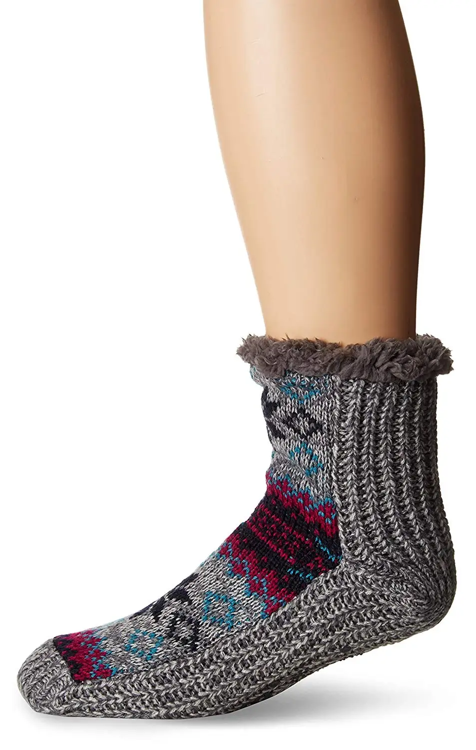 Durio Soft Winter Crew Wool Socks Women Warm Cabin Socks Vintage Thick Sock