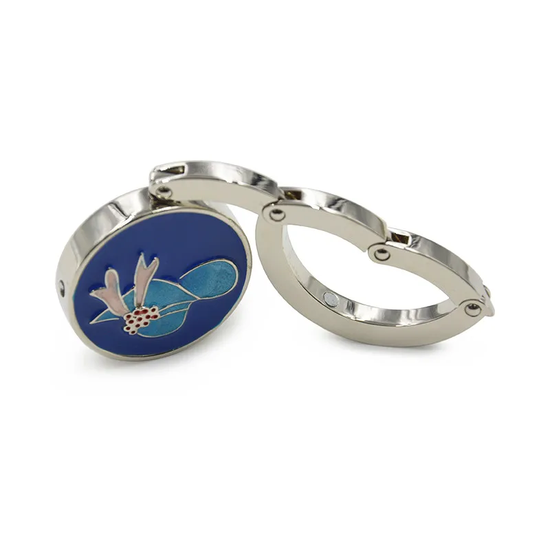 2018 hot sale lady handbag lock hook holder Blank purse hanger Bag hook for table