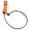 Strong and compact small ABS/PC plastic surface wall mounting corded telephone handset A05