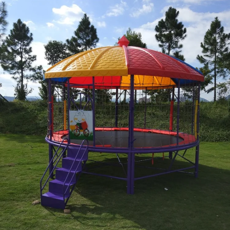 excellent quality fashion kids games small outdoor trampoline