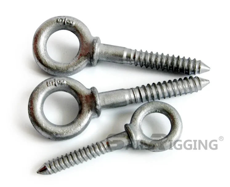 H.D.G U.S. TYPE FORGED EYE BOLT G275 WOODEN SCREW