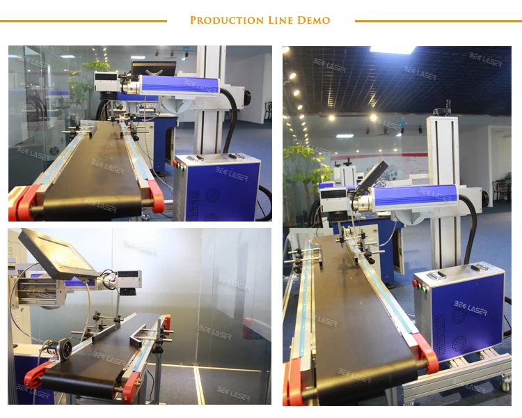 10w 30w pvc abs pc tube wire fiber laser marking machine for date and numbers