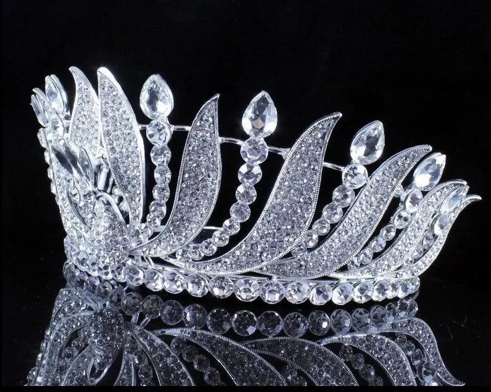 Phoenix Clear Austrian Crystal Rhinestone Tiara With Hair Combs Crown ...
