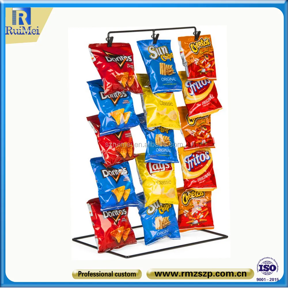 Counter 15 Potato Chip Rack Clip Strip Buy Potato Chip Rack,Potato