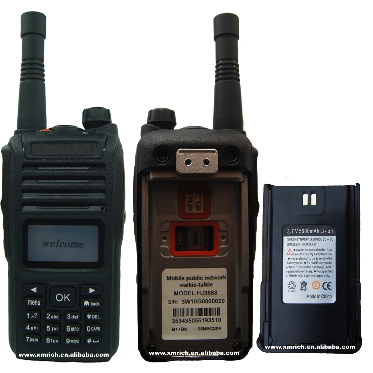 Hj3688 3g Wcdma Radio Gsm Radio Iwalkie Platform Walkie Talkie With Wifi Gps Function Buy Gsm