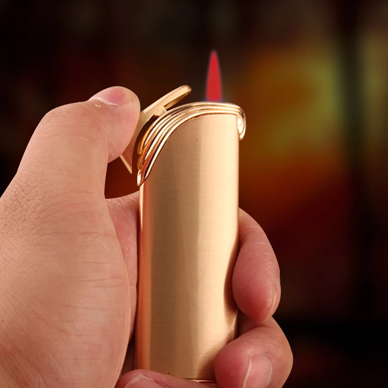 Bd637 New Exotic Oem Creative Windproof Metal Long Gas Lighter Custom