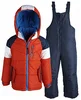 Children outdoor jumpsuit set waterproof color jacket ski pants snowboard snow wear kids ski suits