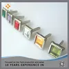 Metal square rhinestone brads