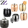 Soup warmer kettle kitchen equipment restaurant buffet stainless steel electric soup warming heating pot