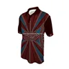 Wholesale full sublimation aboriginal polo shirt quick dry material cheap polo t-shirt men custom logo polo shirtprinting