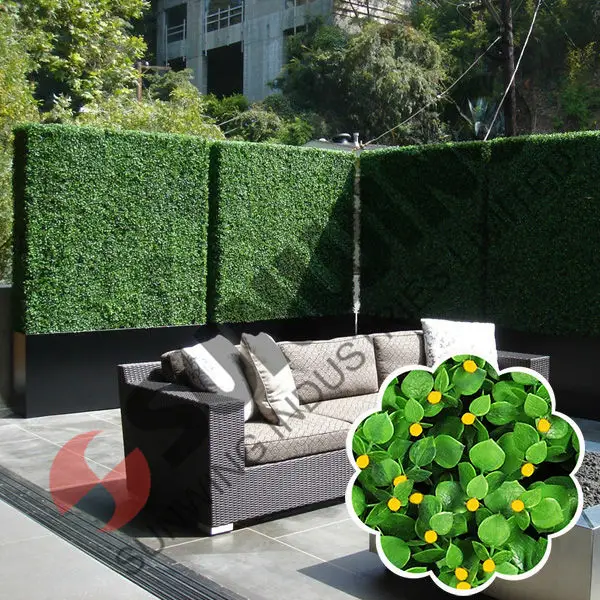 Fire Retardant Faux Hedge Balcony Privacy Screen - Buy Balcony Privacy ...