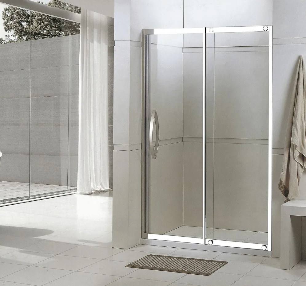 Customizable Size Portable Sliding Glass Shower Door With En121501