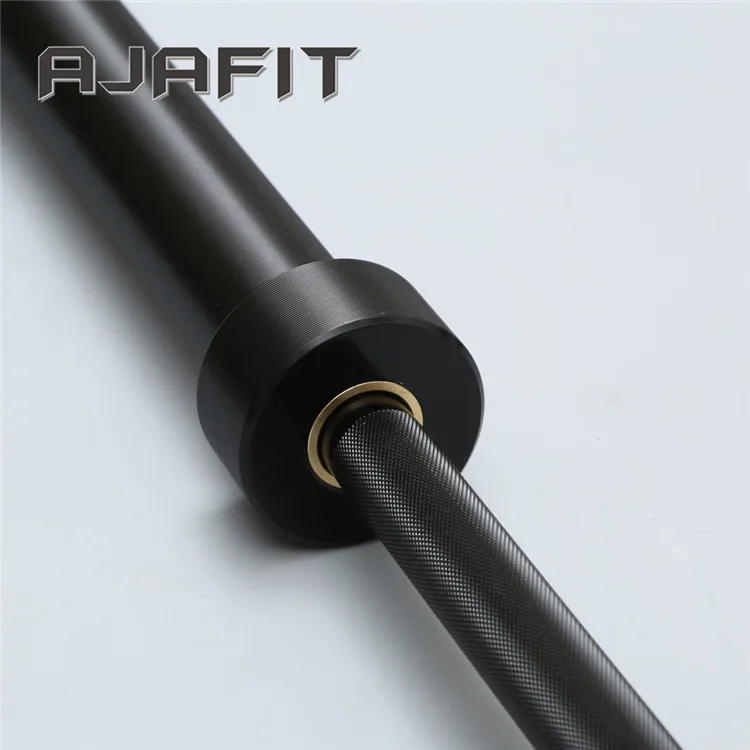 215,000 Psi Black Zinc Barbell Cross Fit Fitness Bar Power Lifting