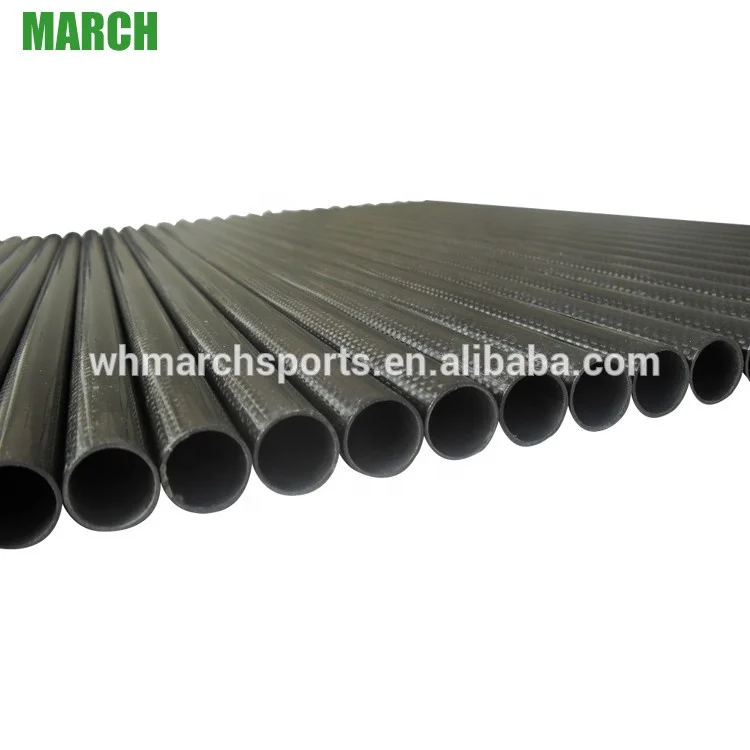High Rigid Stainless Steel,Brass Threaded Insert Carbon Fiber Tube