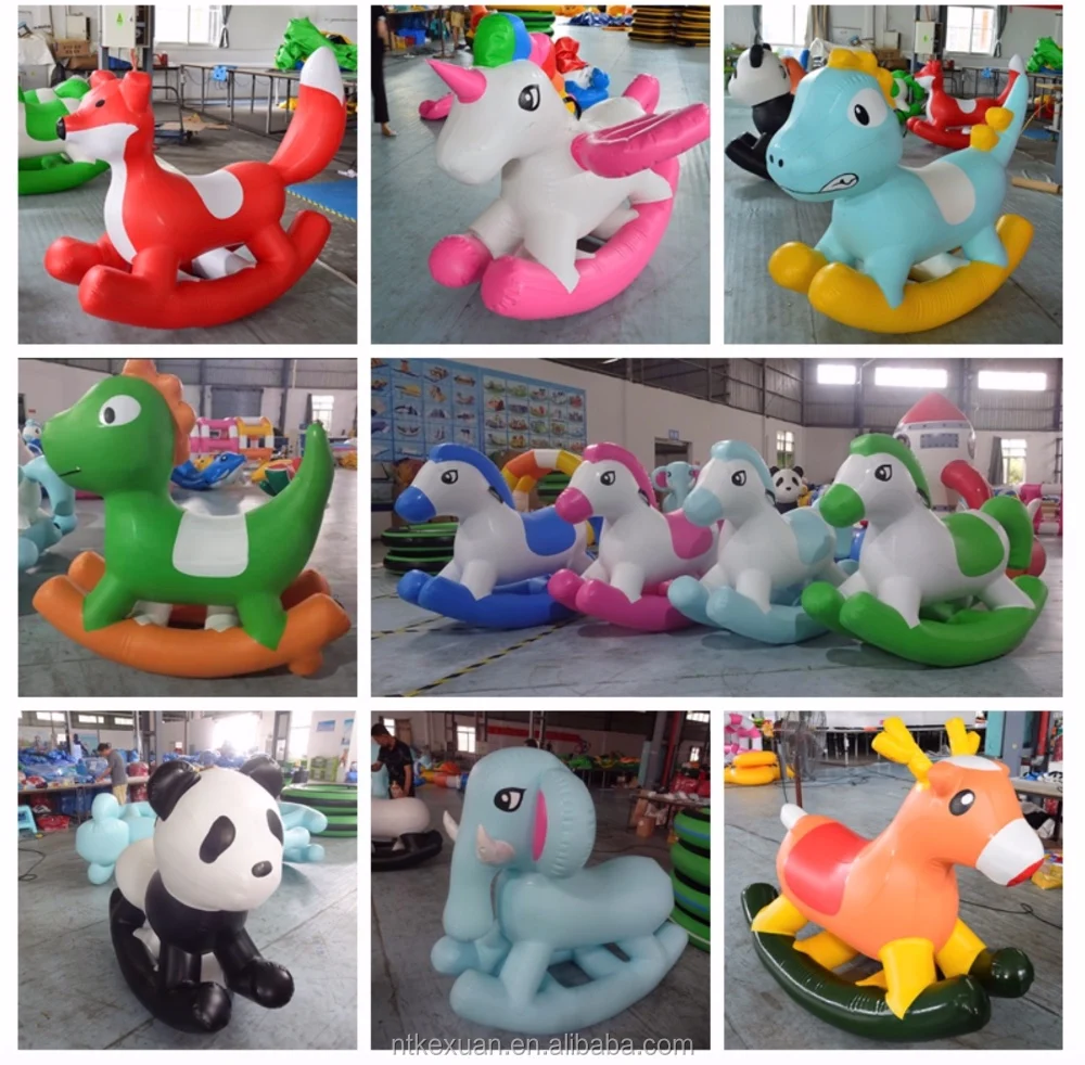 ride on inflatable animals