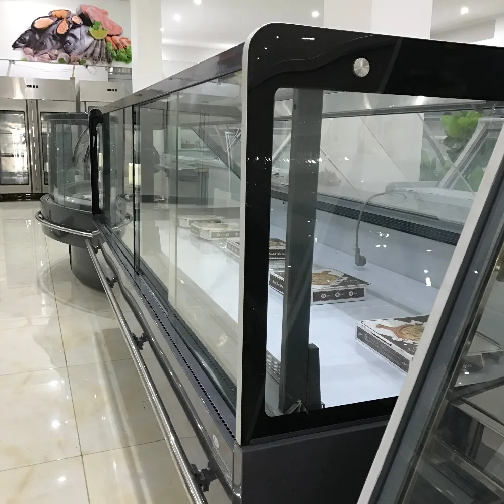 Commercial Countertop Display Refrigerator Deli Counter Meat