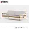 2018 European lifestyle comfortable living room furniture natural wood 3 seater sofa Prices cut in half