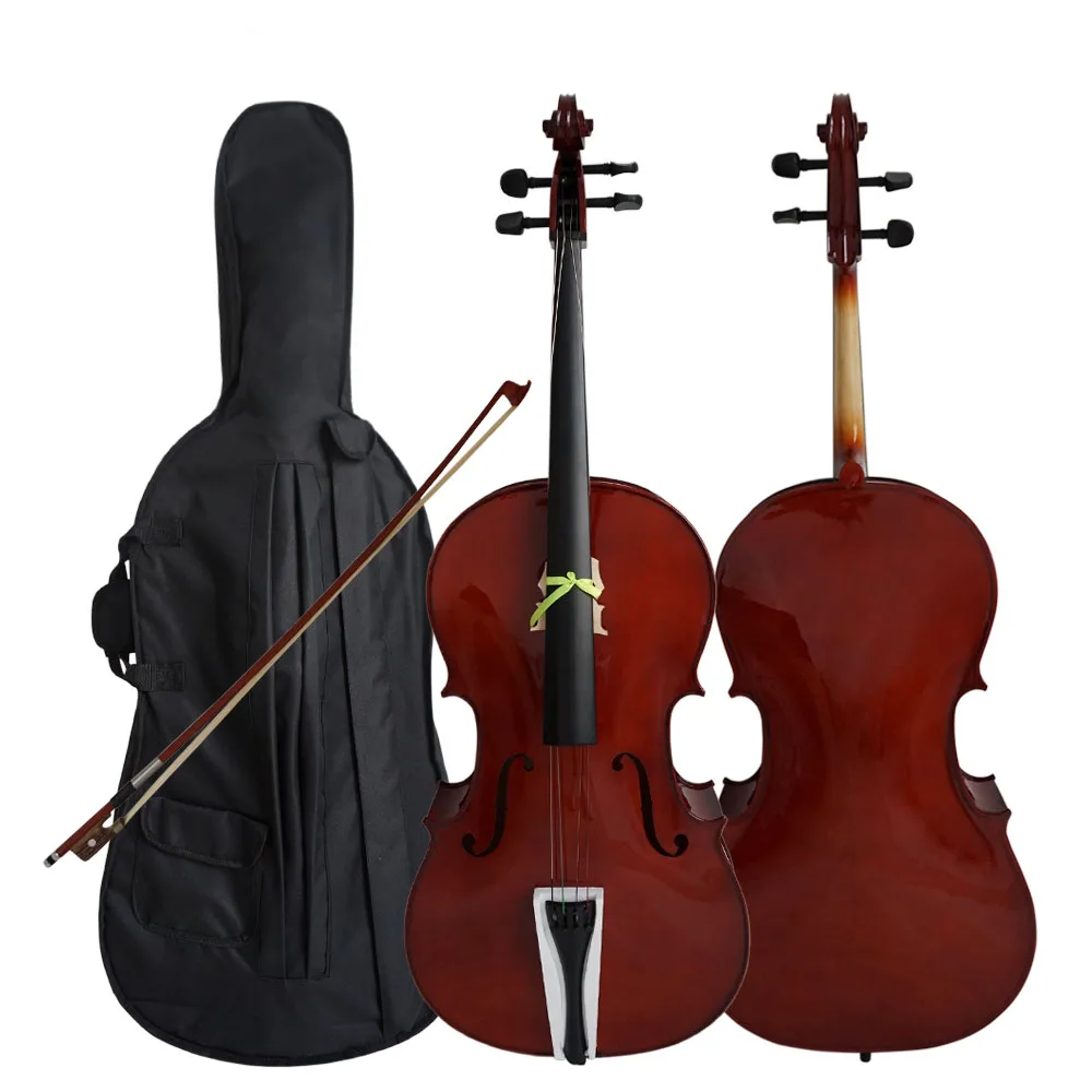 Factory Cheap Price Solid Spruce Top Brown Color Cellos And Unfinished Provided Buy Cheap