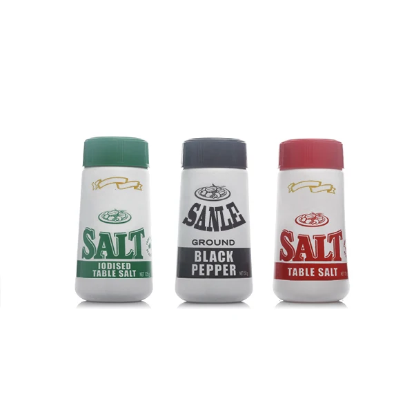 Easy Operation Rotate Cap Salt Pepper Shaker,Plastic Salt Shaker,Salt