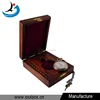Wooden handmade antique style pocket watch box
