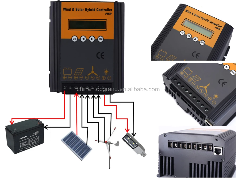 400w Wind Solar Hybrid Charge Controller Buy 400w Wind Turbine Charge
