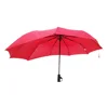 21inches 3 fold 9 ribs automatic backpack umbrella