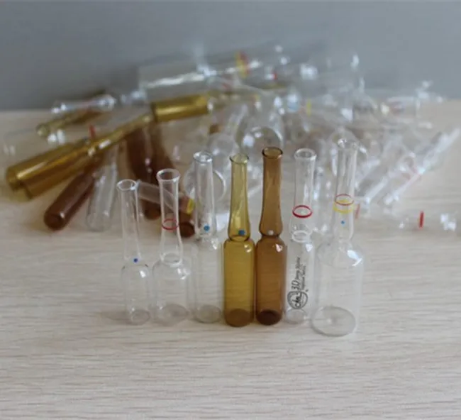1ml 2ml 3ml 5ml 10ml Injection Vial Clear Ampoule Bottle Empty Ampoules