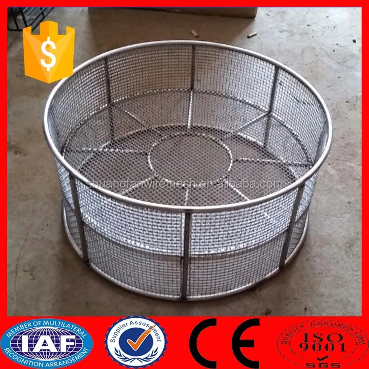 Stainless Steel Wire Mesh Beer Brewing Filter Basket For Beer Brewing