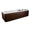 JY8601 hot sales Acrylic unique design 6m large endless outdoor massage swim spa