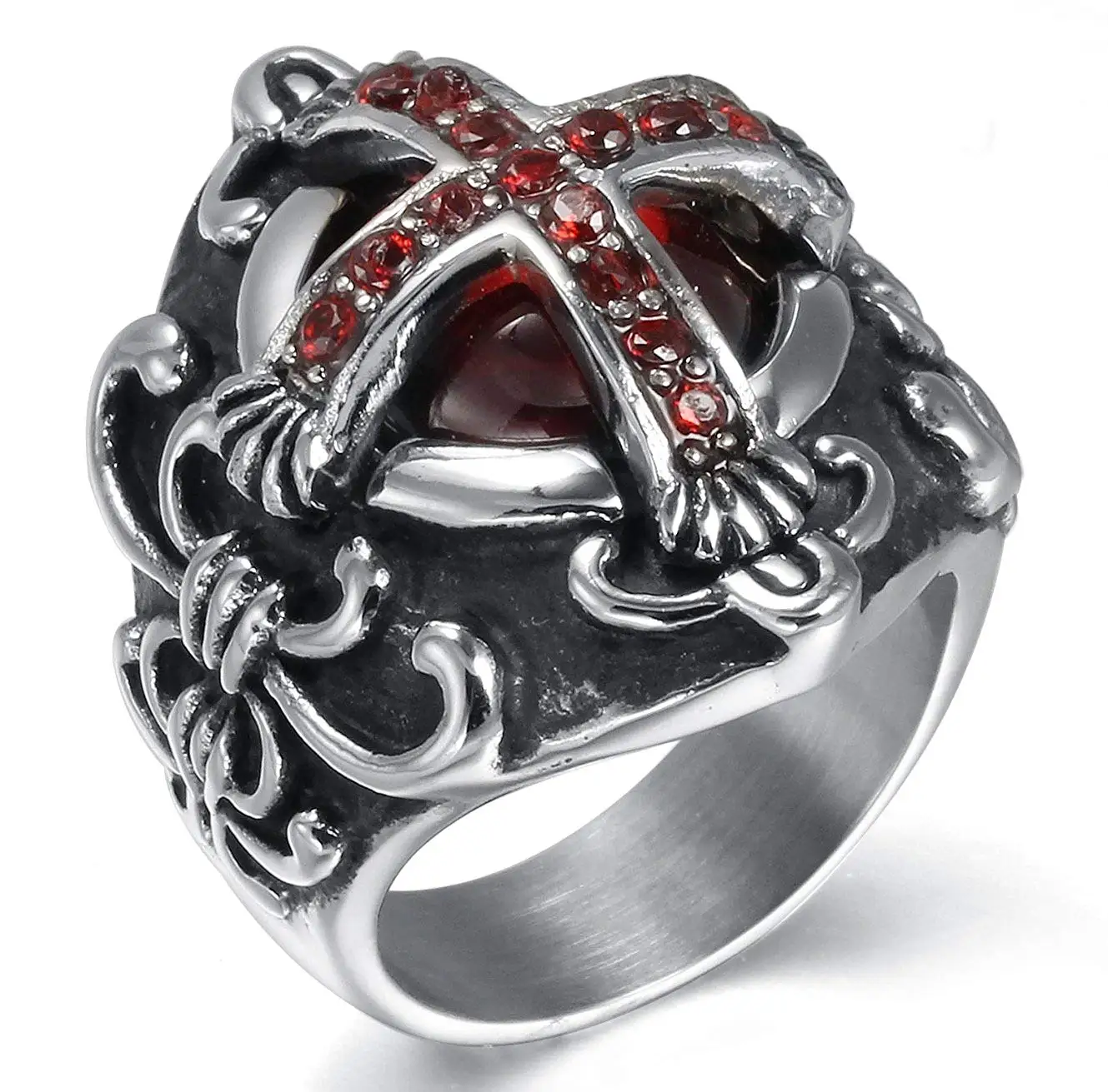 Кольцо «Ruby Gothic Ring