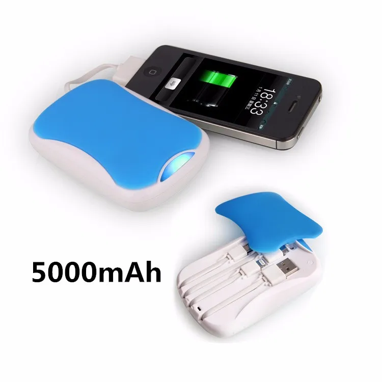 2018 Universal Power Banks 5000 mAh with Different Cables - ANKUX.COM