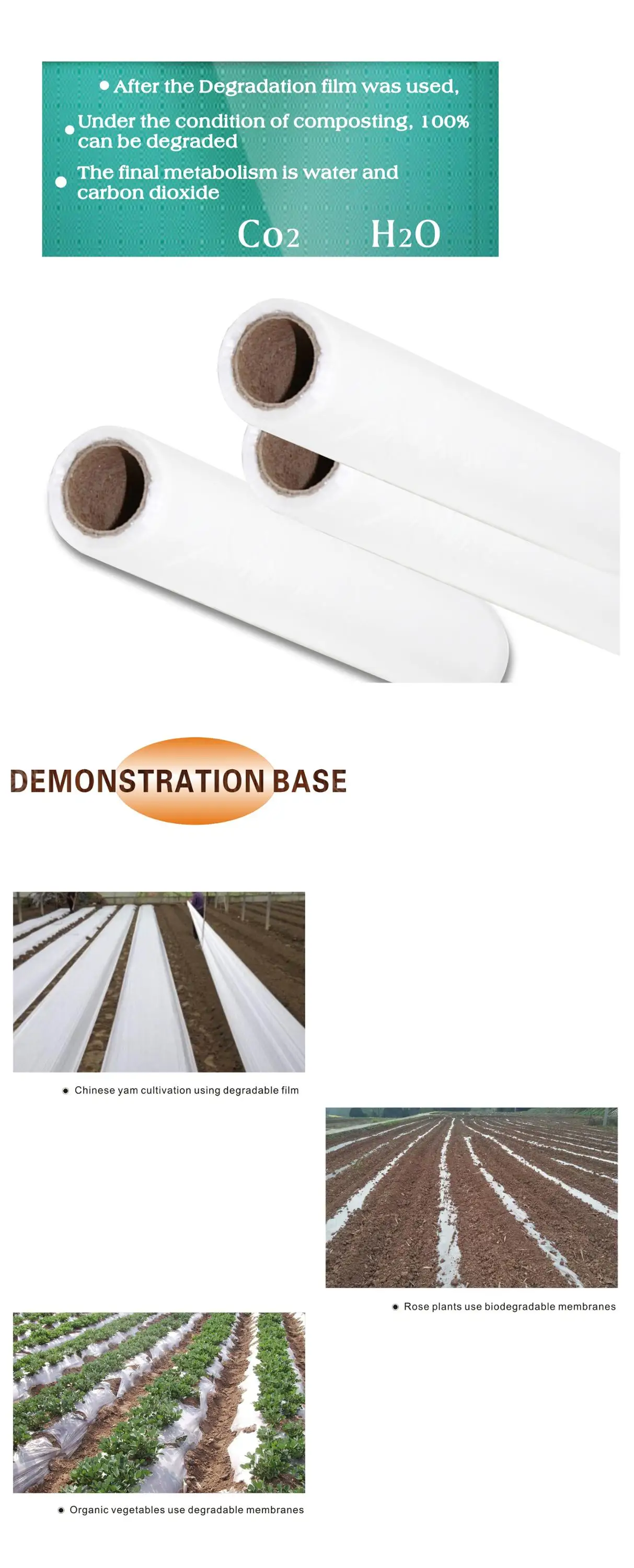 Agricultural Product Reflective Plastic Mulch White