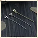 Jewelry finding manufacturer supply 925 sterling silver pins finding wholesale good price