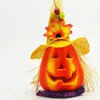 Dropshipping Eco-friendly Scarecrow Corn Husk Pumpkin Lanterns Light Cute Halloween Props Decorations