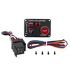Ignition switch panel push button start, automotive toggle switch panel