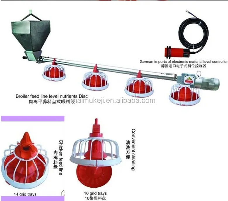 Kualitas Tinggi Ayam Otomatis Pengumpan Sistem Makan Untuk