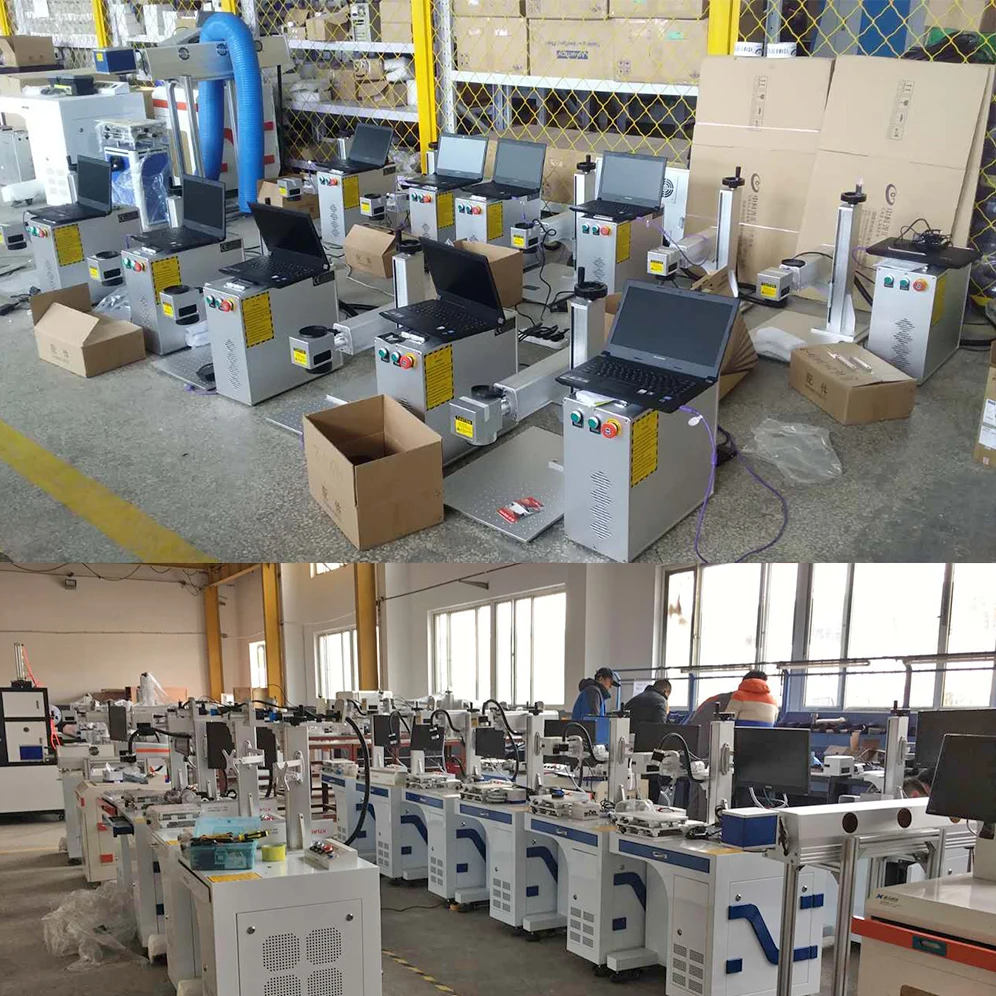 20W 30W 50W Portable Fiber Laser Marking Machines For Metal Fiber Laser Marker