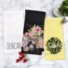 Customized Personalized monogram printing pattern kitchen towel