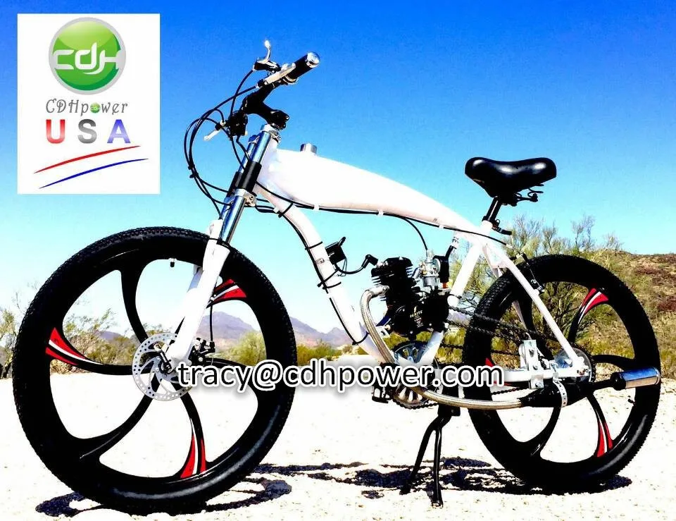 CDHPOWER 29"/700C Black Aluminum Mag Wheels 66cc/80CC Gas Motorized Bicycle