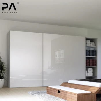 White Wooden Corner Small Wardrobe Sliding Door Closet Cabinet High Gloss Lacquer Wardrobe Buy White Wardrobe Sliding Door Wardrobe Closet