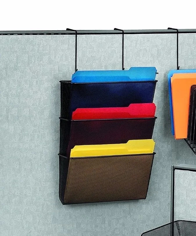 Metal 3 Pocket Office Wall Mount Document Holder - Buy Document Holder ...