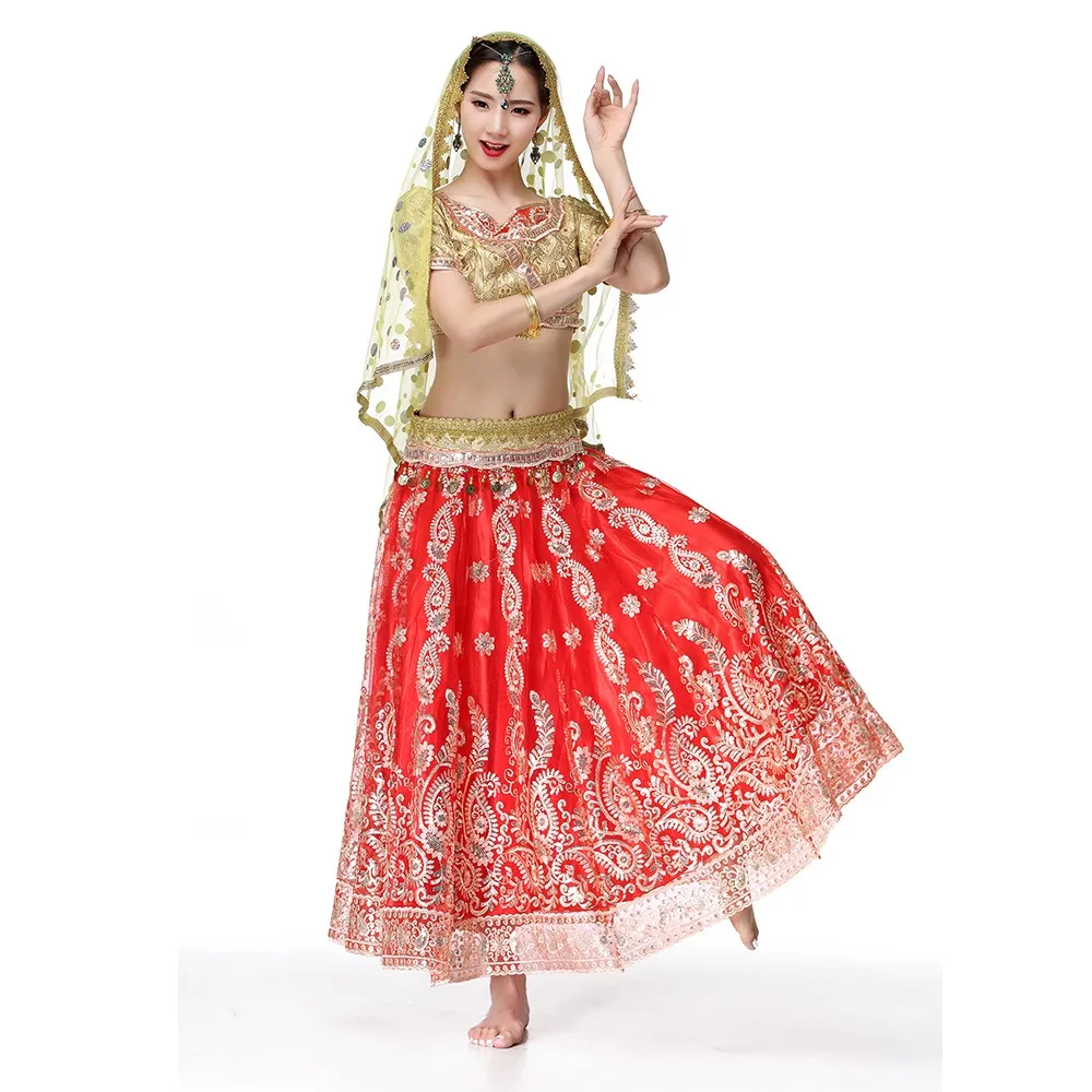 Bollywood Dance Costume Kathak Dress Bridesmaid Skirt - Etsy Singapore