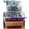 Zhongshanxindeli heavy duty free standing gas cooking range with electric 2 hotplates single number of oven for Lebanon