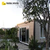 Most popular flat roof steel building real estate house china mexico steel mini prefab home cheap prefab house hotel