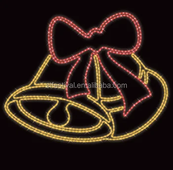 2015 outdoor led christmas bell motif light buy customized christmas lights length