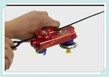Free Shipping Beyblade Double Tops New Launcher For Beyblade Metal Fusion Spinning Top Toys,Red & Blue & Black Colors Launchers