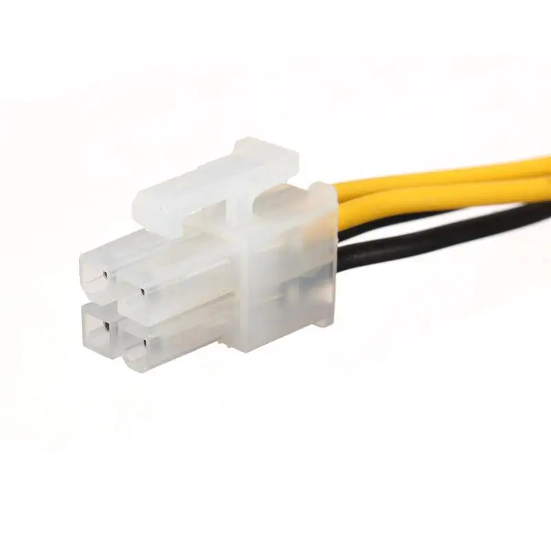 1pc 8" Inch Atx 12v 4 Pin Male To 4pin Female Pc 20cm P4 Cpu Power